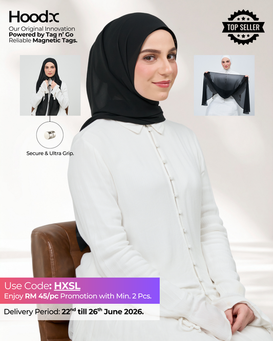 HoodX in Classic Black