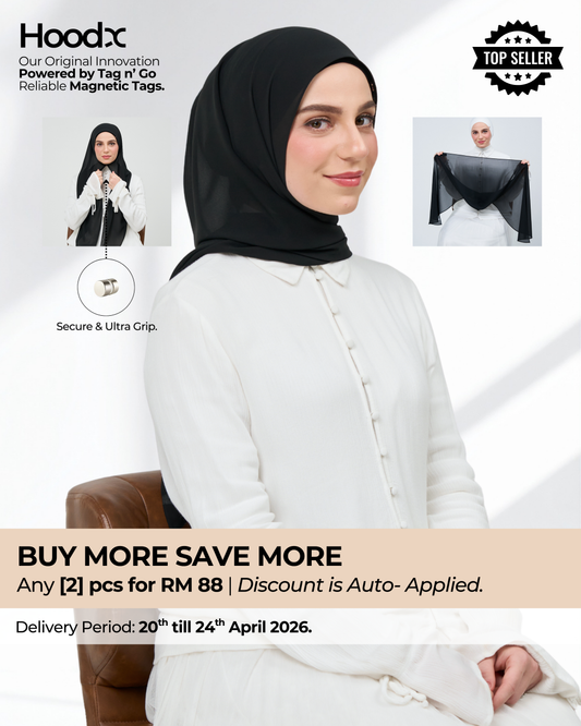 HoodX in Classic Black