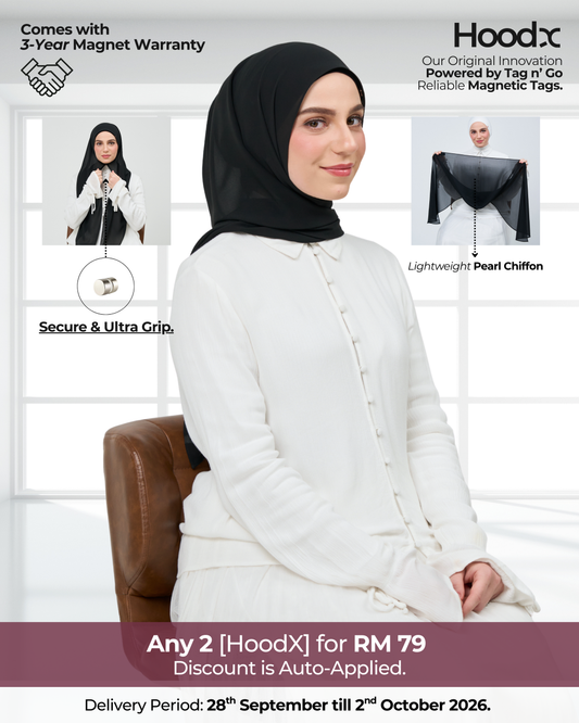 HoodX in Classic Black