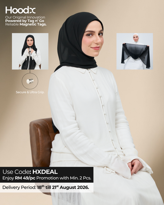 HoodX in Classic Black