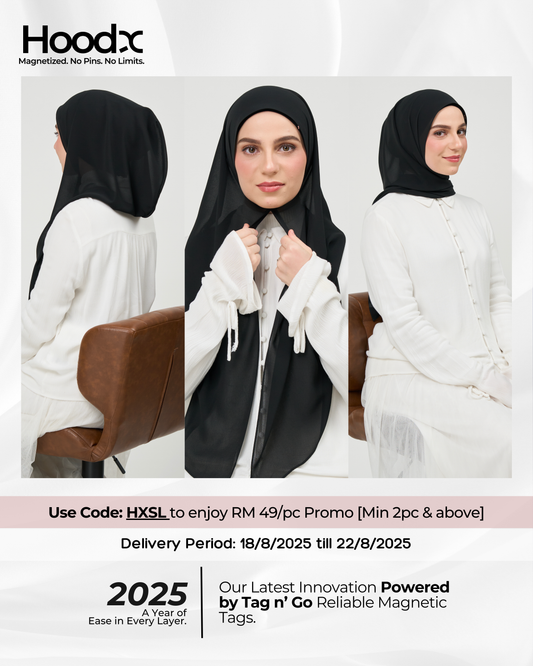 [★New] HoodX in Classic Black