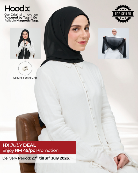 HoodX in Classic Black
