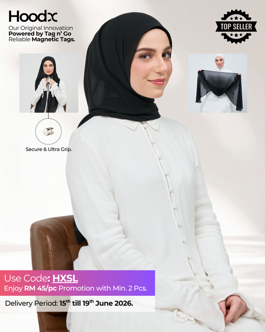 HoodX in Classic Black