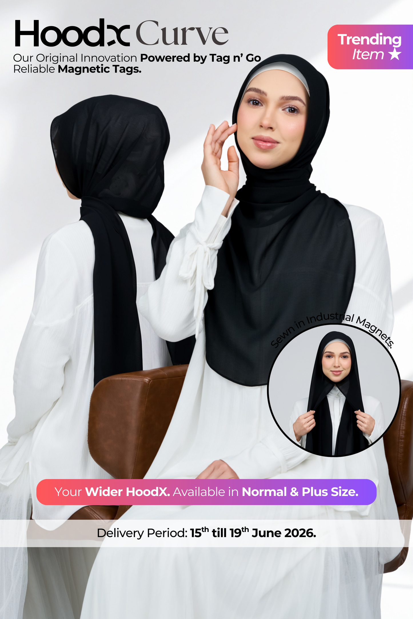 HoodX Curve in Black