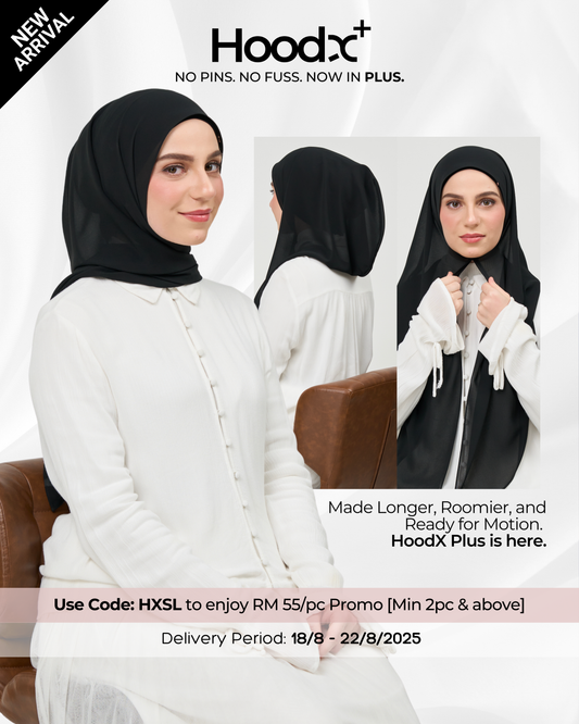 [★New] HoodX⁺Plus in Classic Black