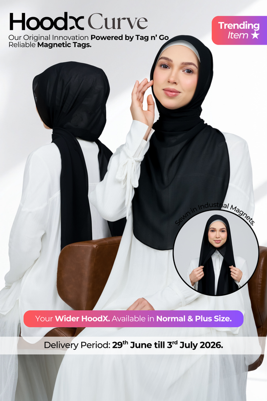 HoodX Curve in Black