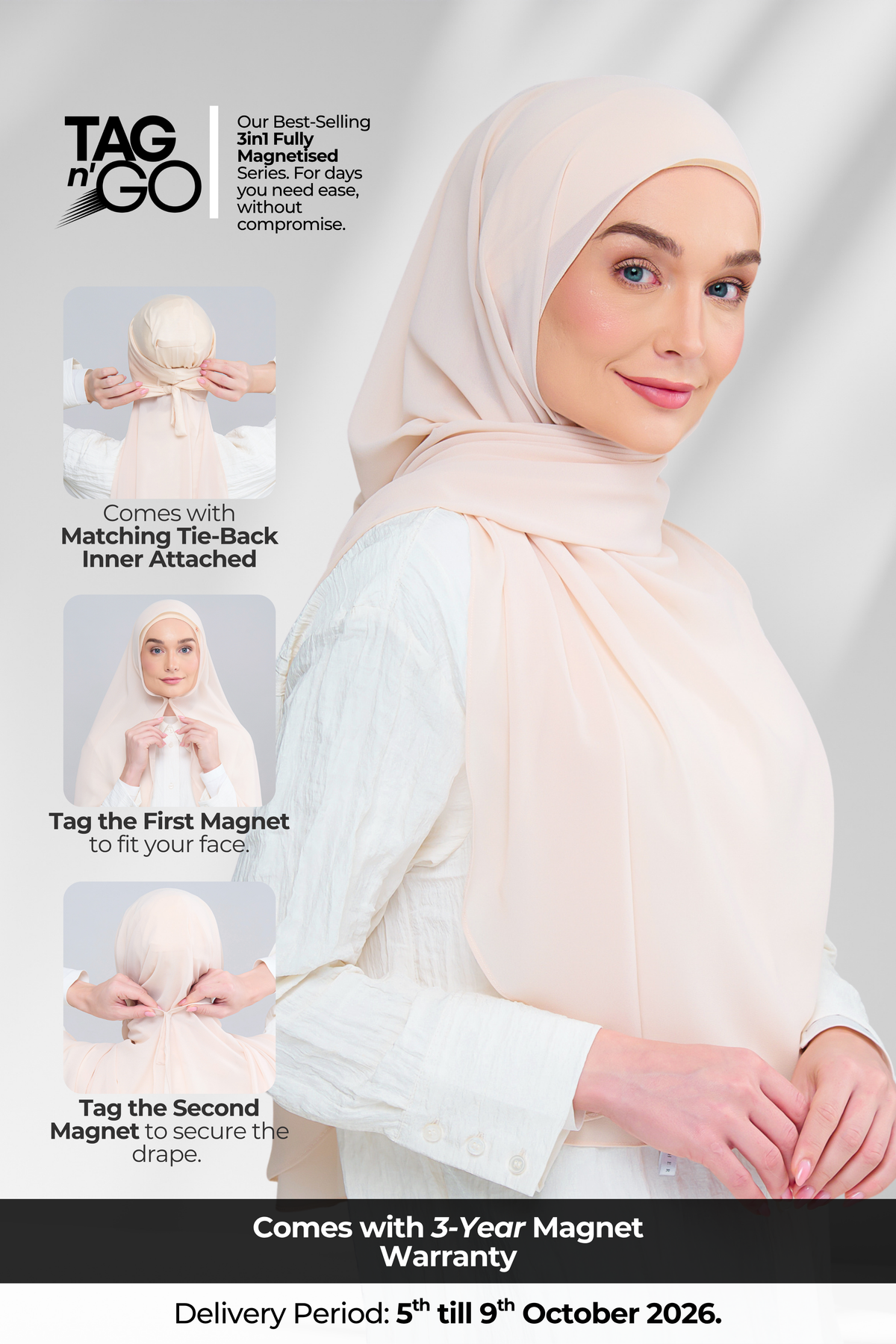 3IN1 Instant Faith Tag n' Go in Classic Cream