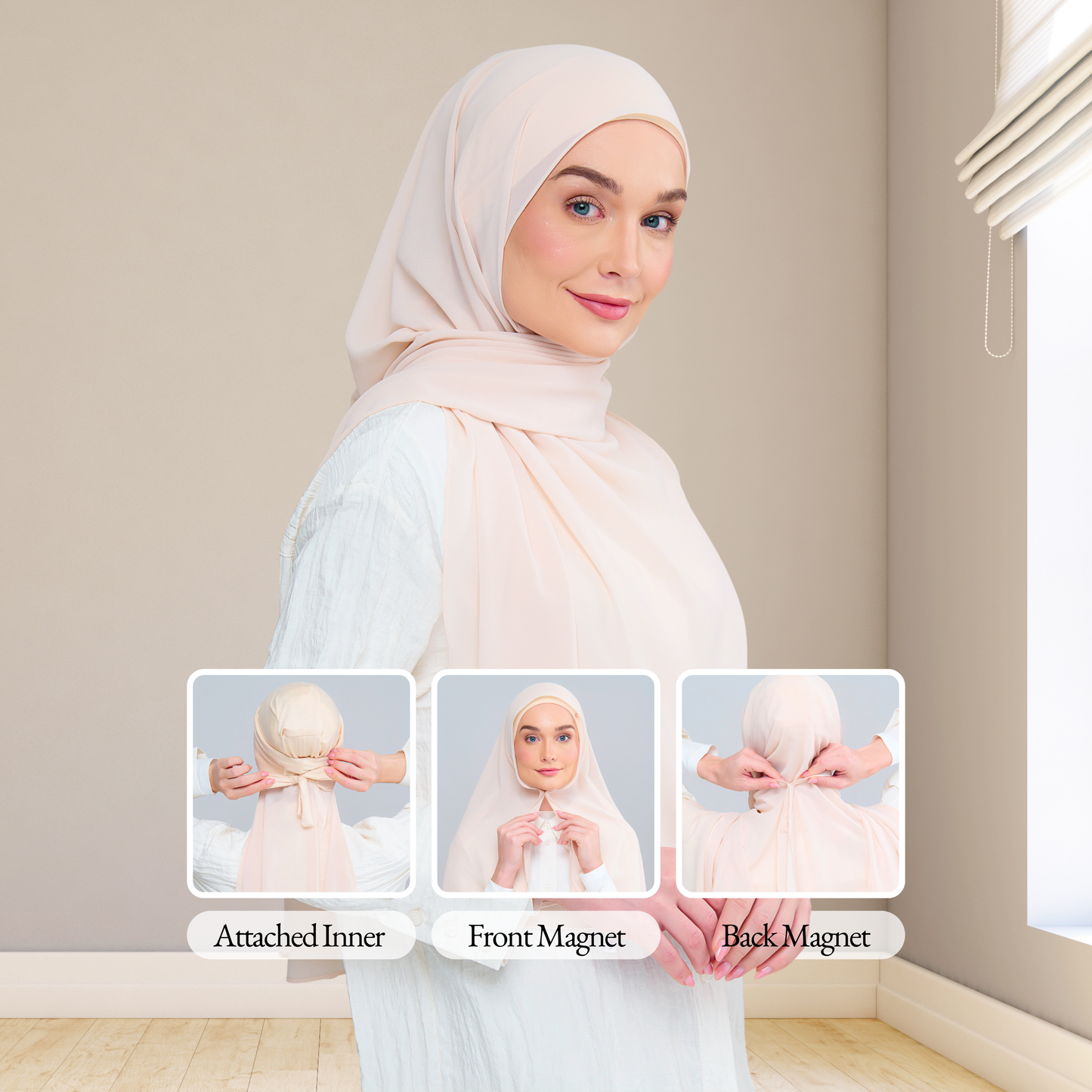 [As-Is] 3IN1 Instant Faith Tag n' Go in Classic Cream