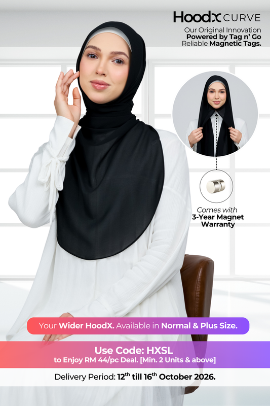 HoodX Curve in Black