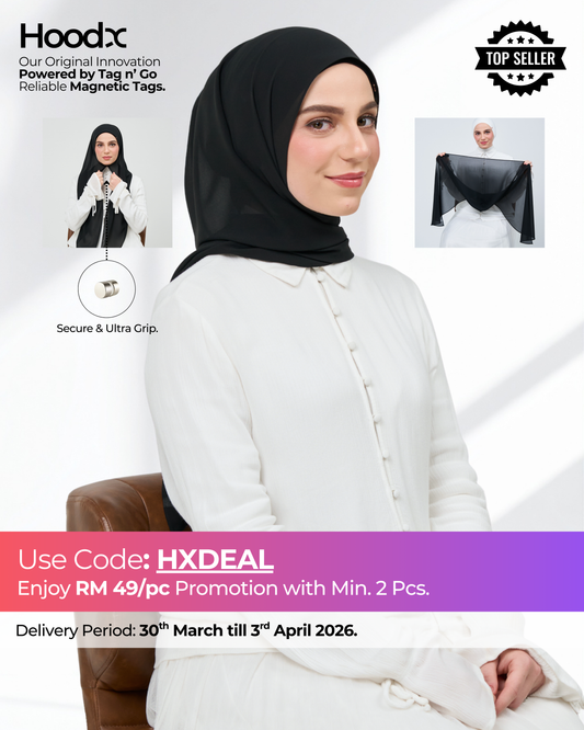 HoodX in Classic Black