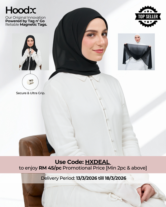 HoodX in Classic Black