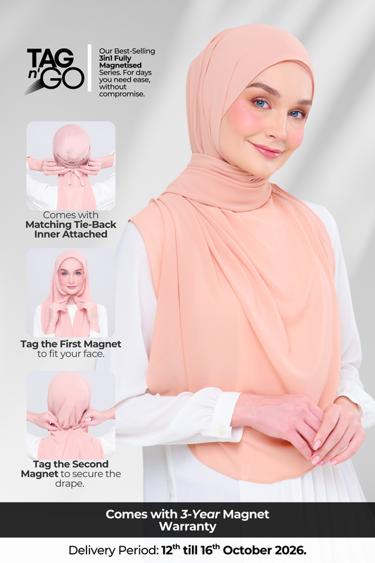 3IN1 Instant Faith Tag n' Go in Coral