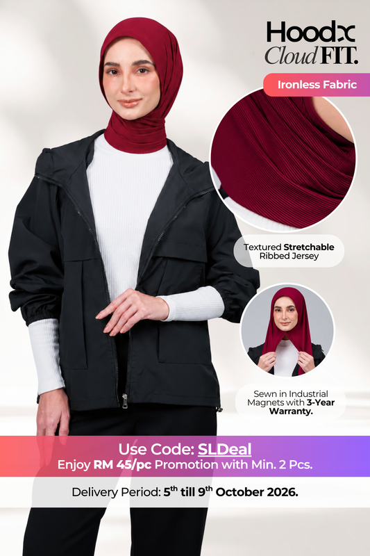 [★ New Colour] HoodX CloudFit in Crimson Red