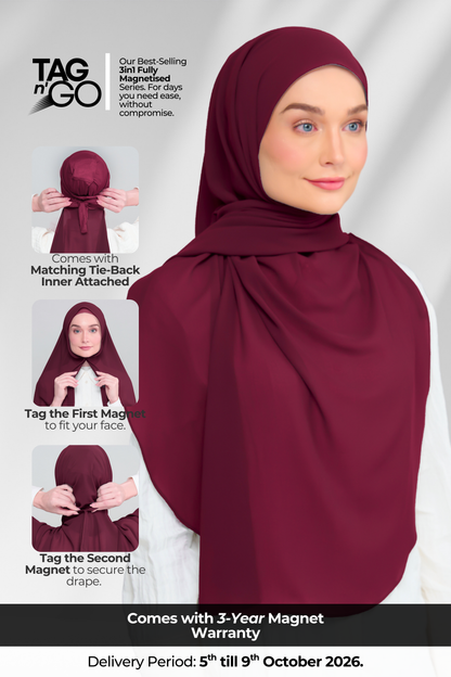 3IN1 Instant Faith Tag n' Go in Crimson Red