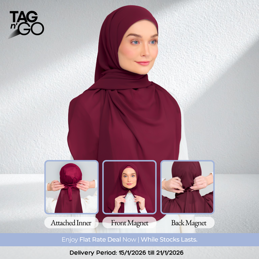 3IN1 Instant Faith Tag n' Go in Crimson Red