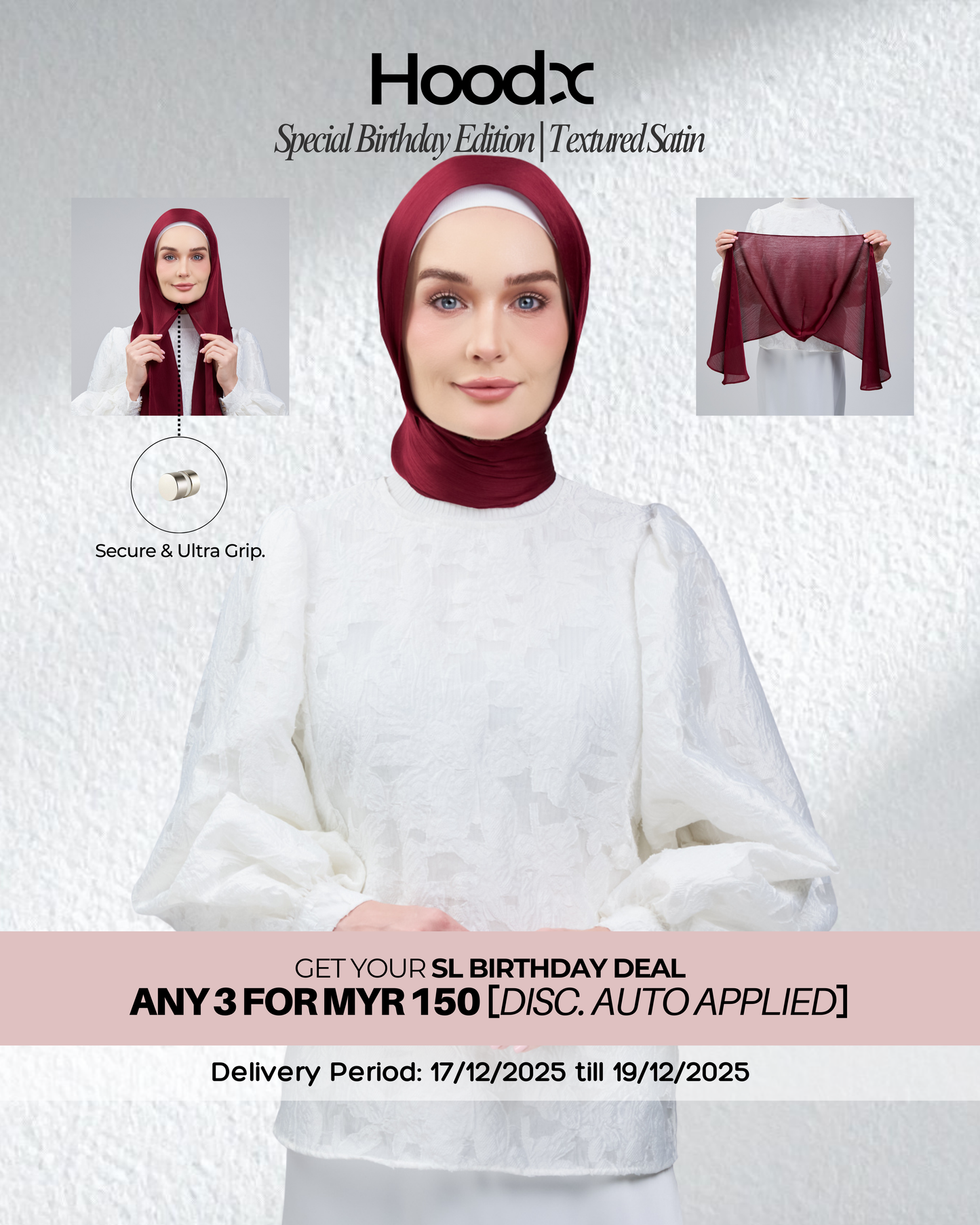 HoodX B.E in Crimson