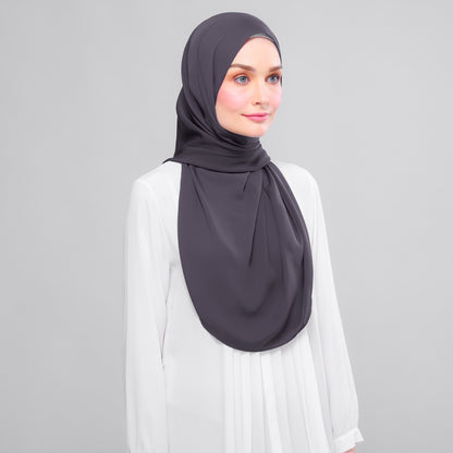 Instant Tag & Go l Chiffon Silk in Dark Grey