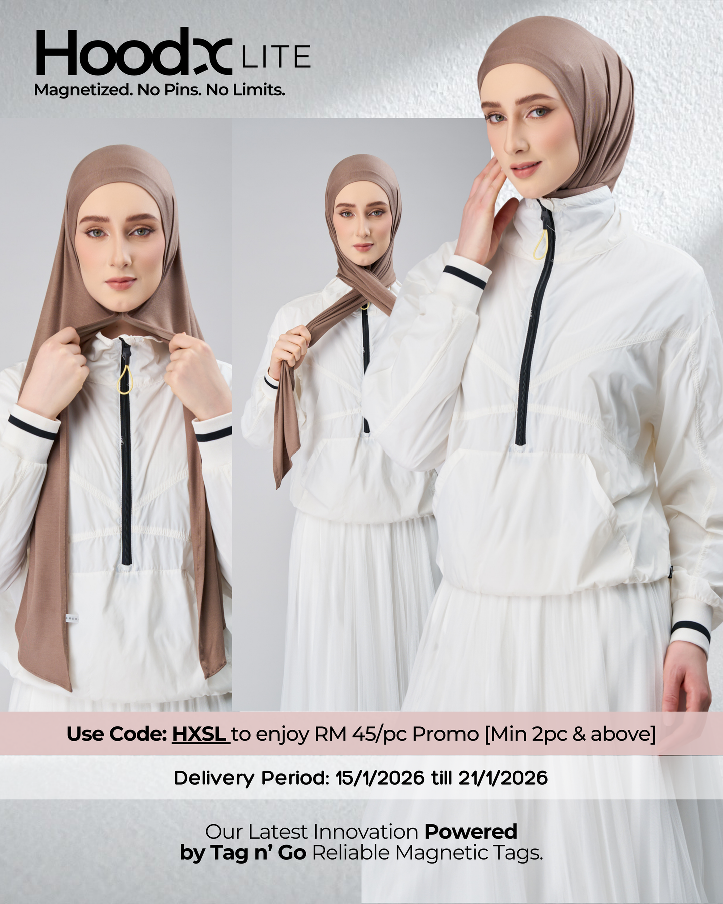 HoodX Lite in Deep Coffee