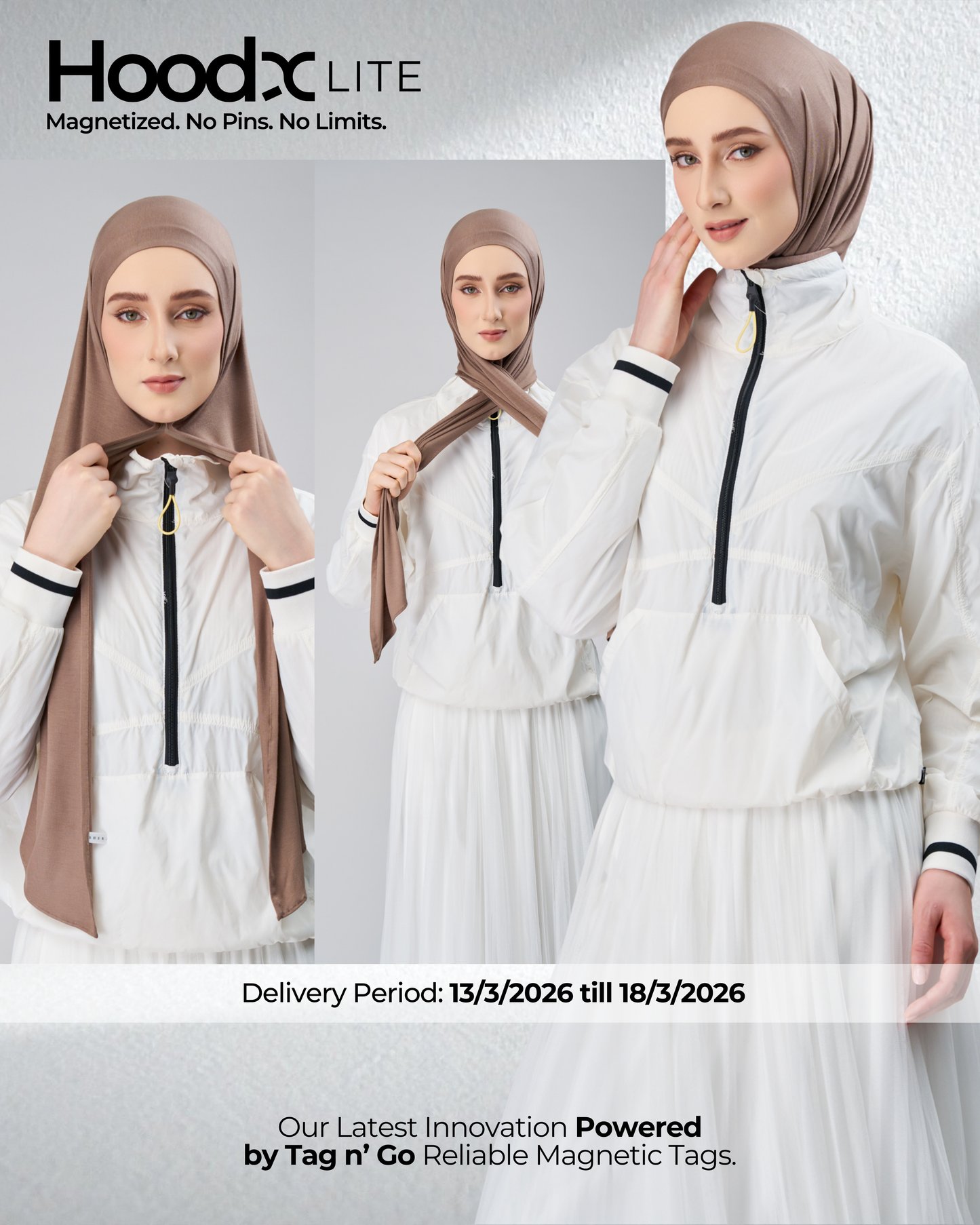 HoodX Lite in Deep Coffee