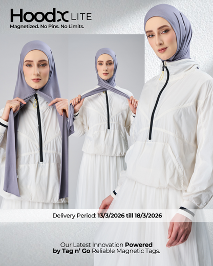 HoodX Lite in the Deep Grey