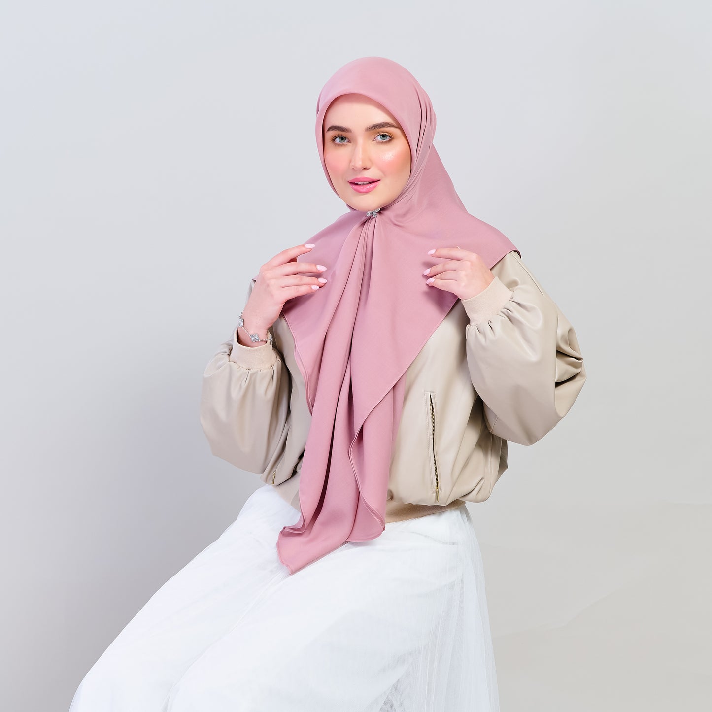 Bawal Dian in Dusty Pink