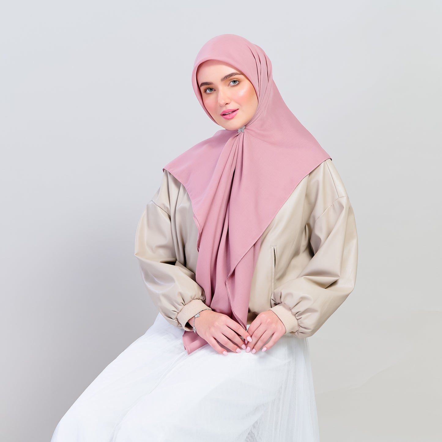 Bawal Dian in Dusty Pink