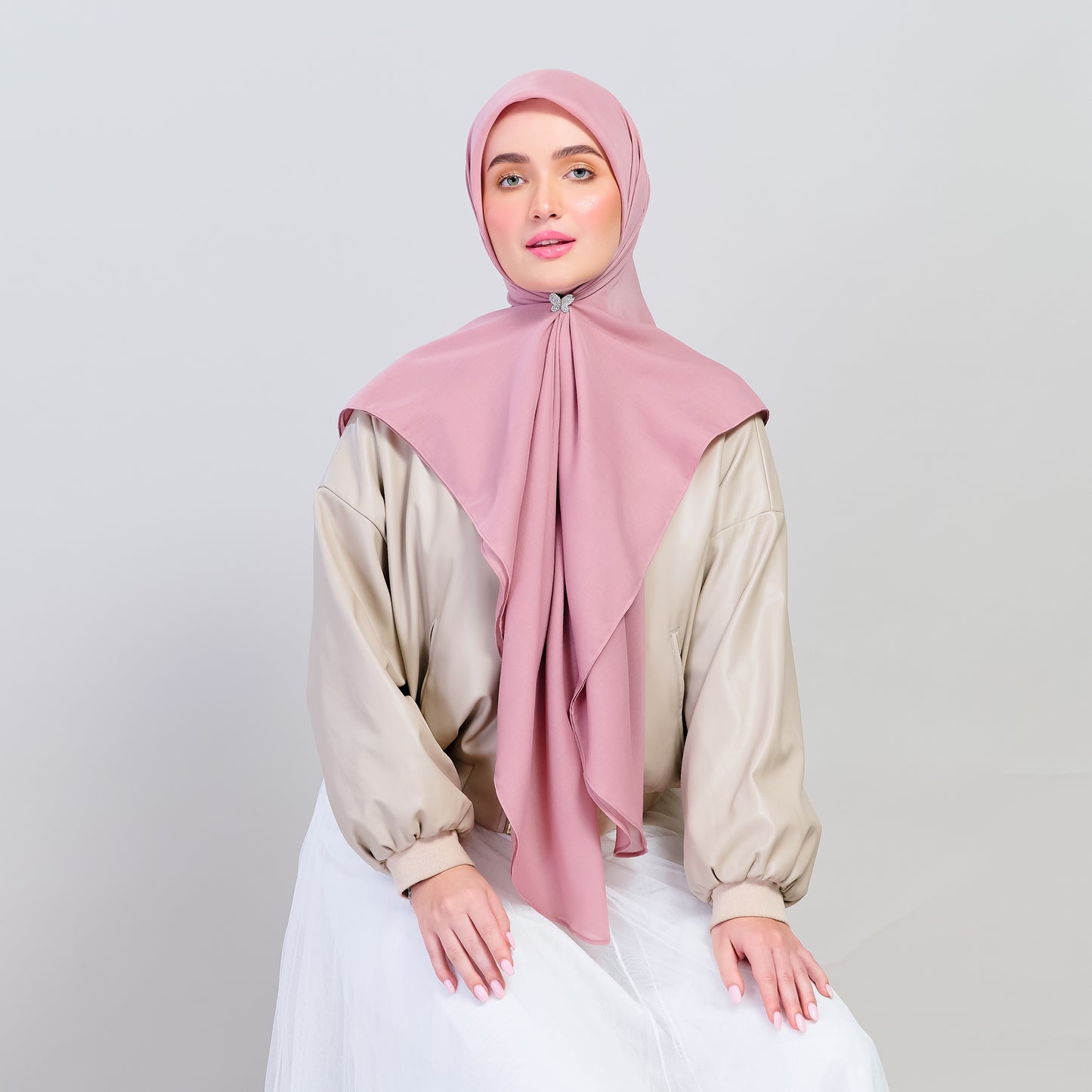 Bawal Dian in Dusty Pink