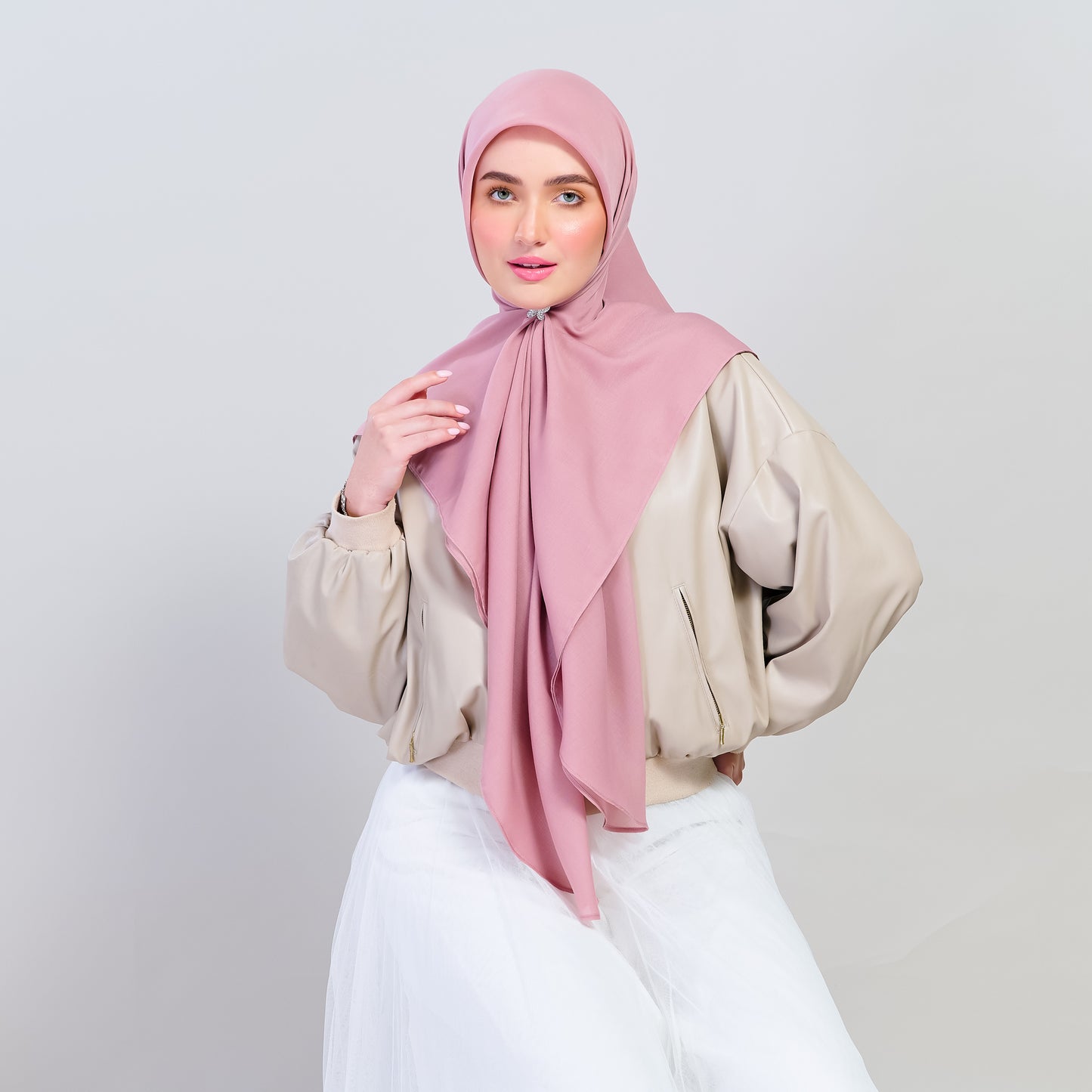 Bawal Dian in Dusty Pink