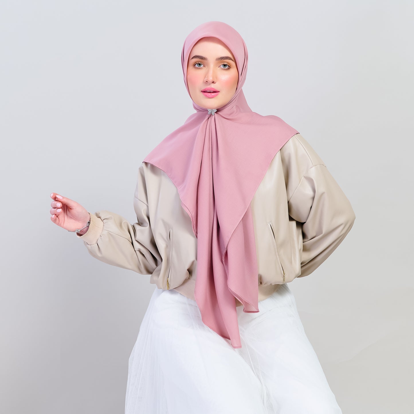 Bawal Dian in Dusty Pink