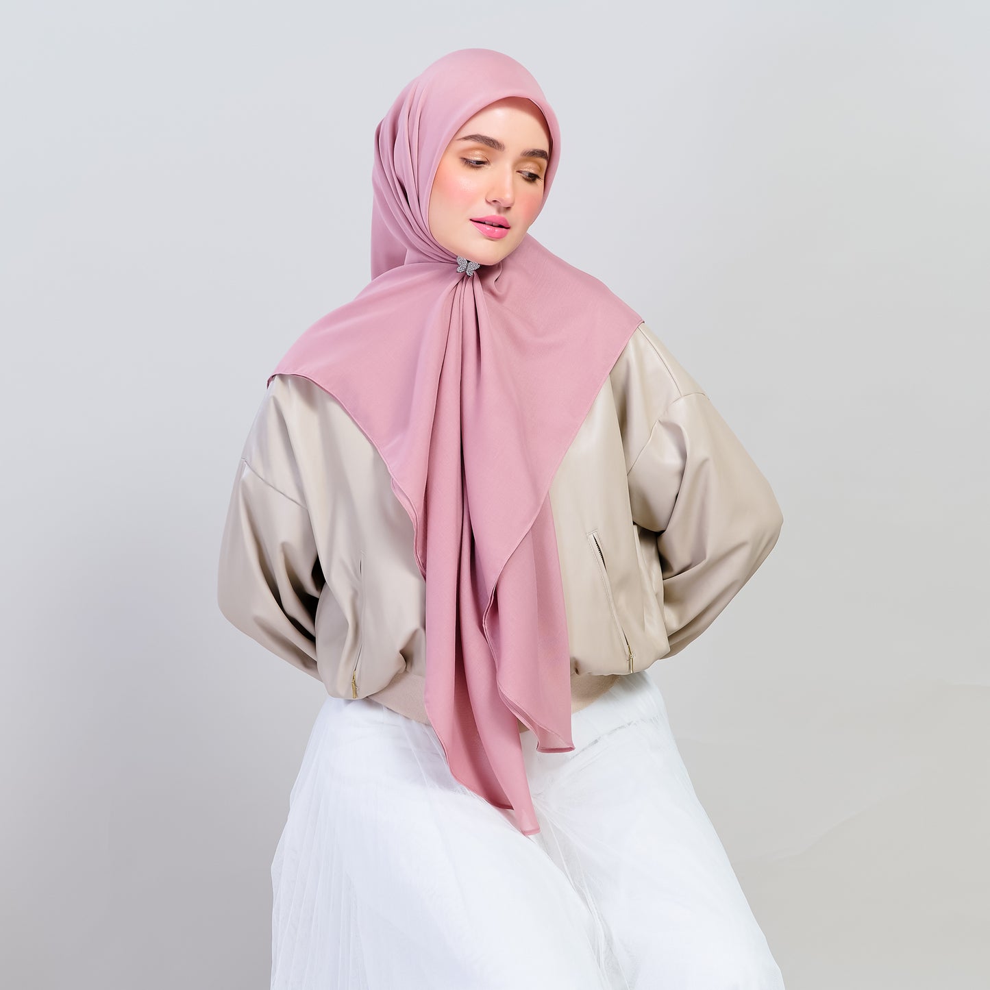 Bawal Dian in Dusty Pink