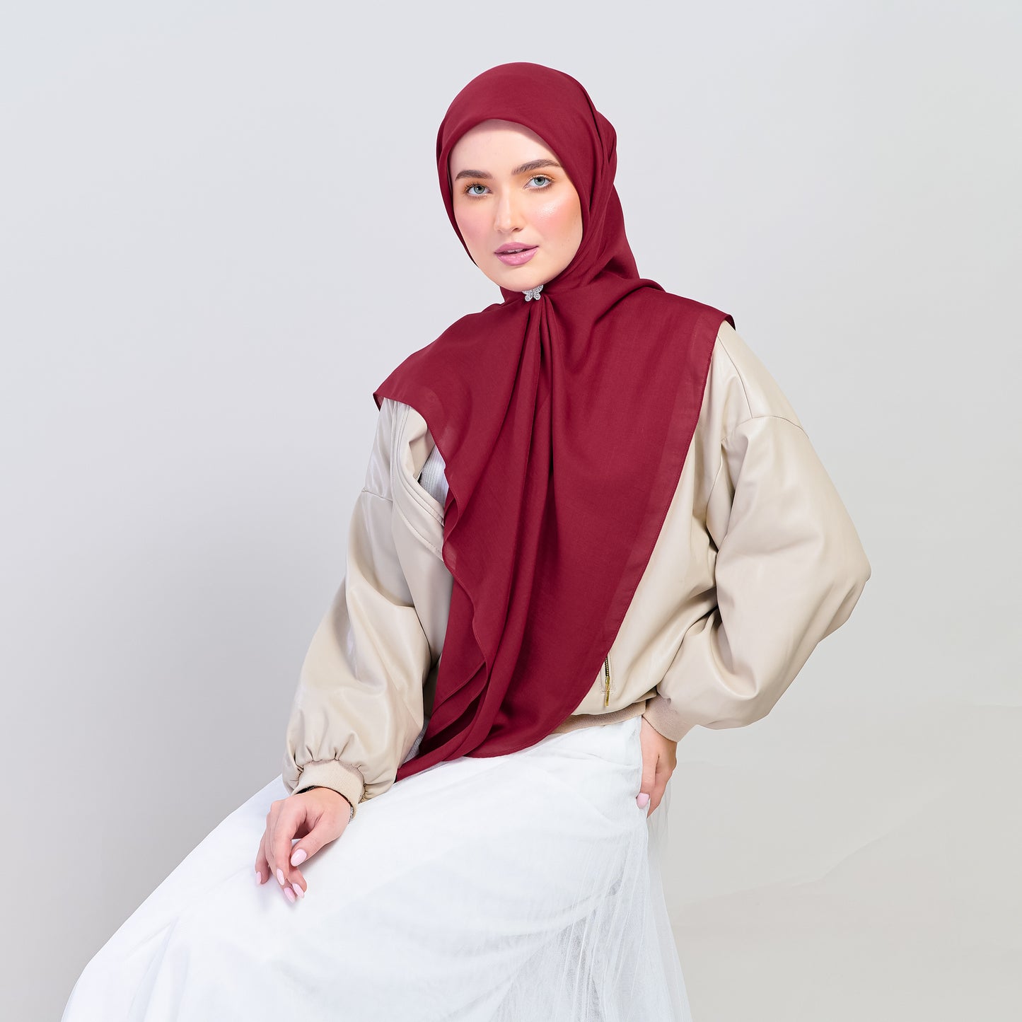 Bawal Dian in Deep Red