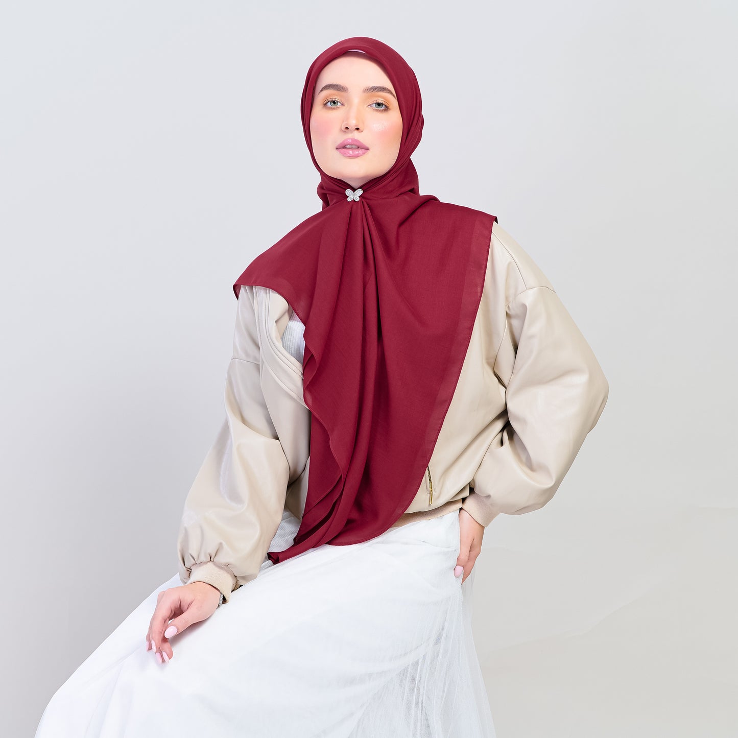 Bawal Dian in Deep Red