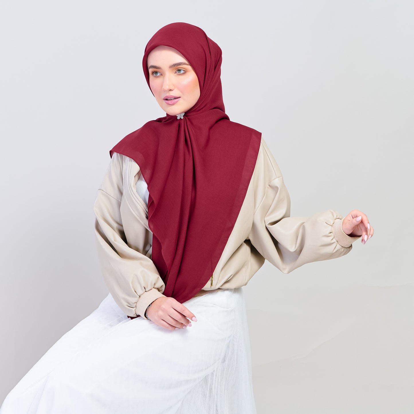 Bawal Dian in Deep Red