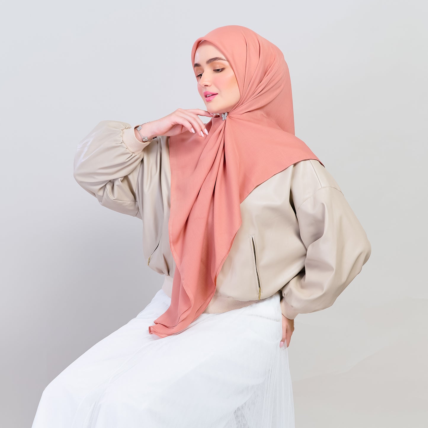 Bawal Dian in Salmon Blush