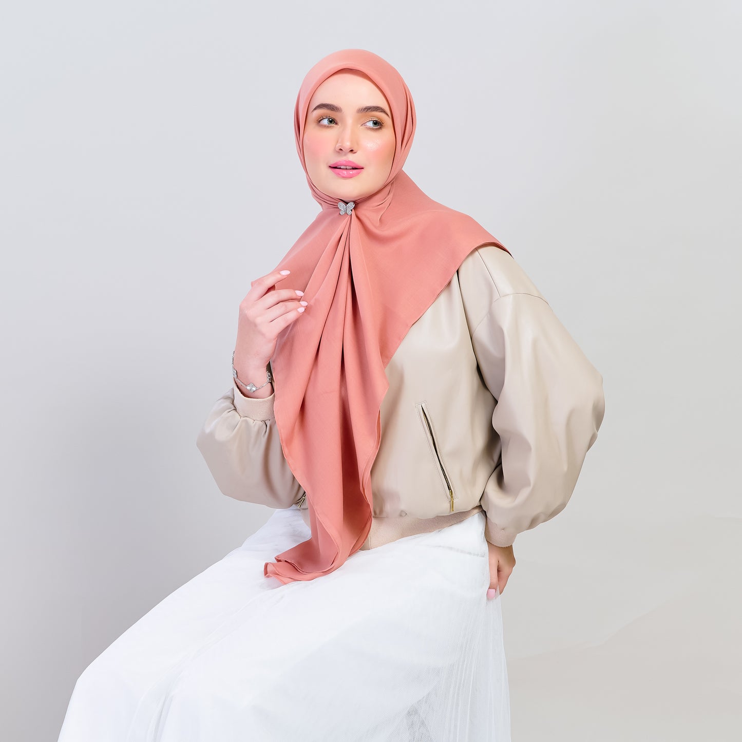 Bawal Dian in Salmon Blush