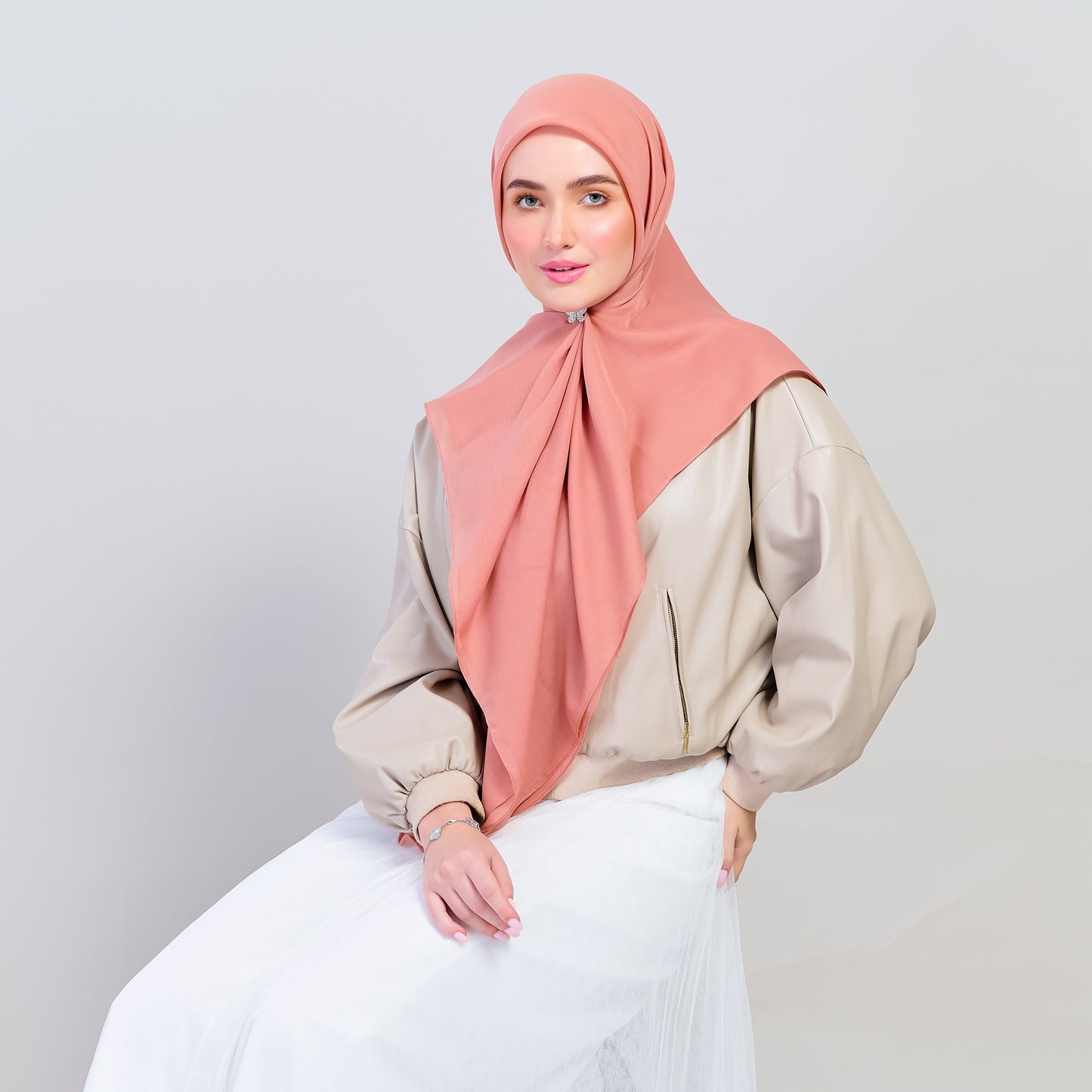 Bawal Dian in Salmon Blush