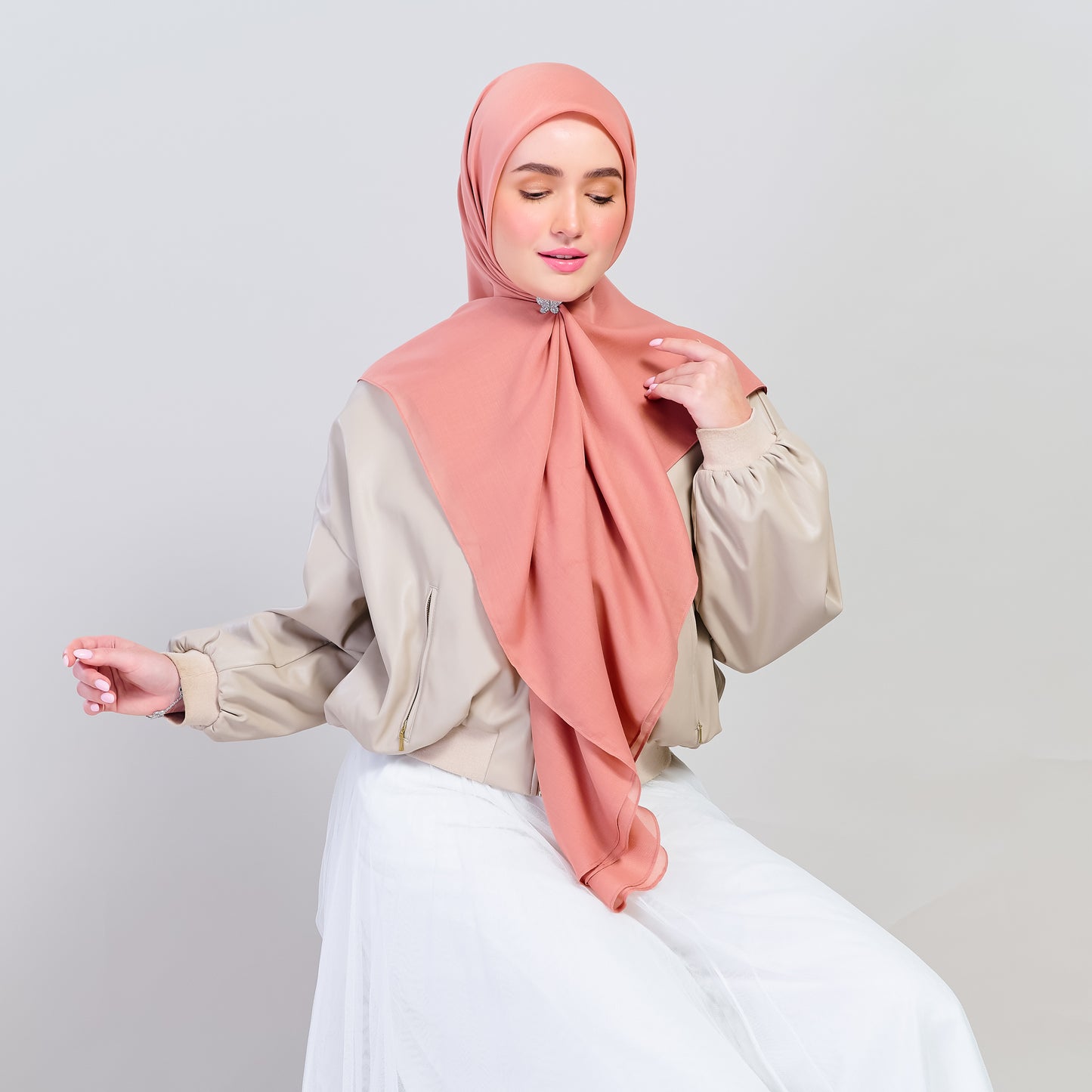 Bawal Dian in Salmon Blush