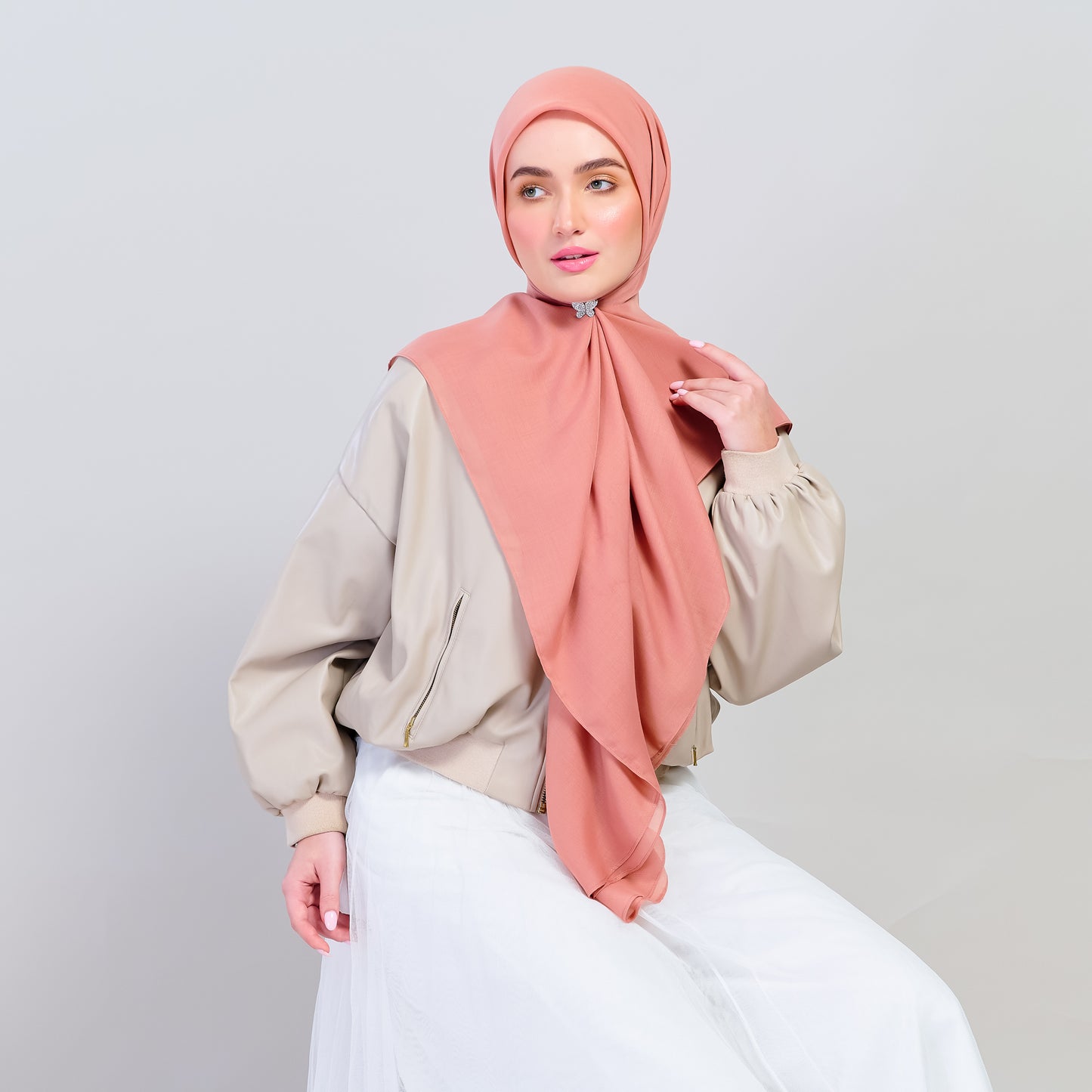 Bawal Dian in Salmon Blush