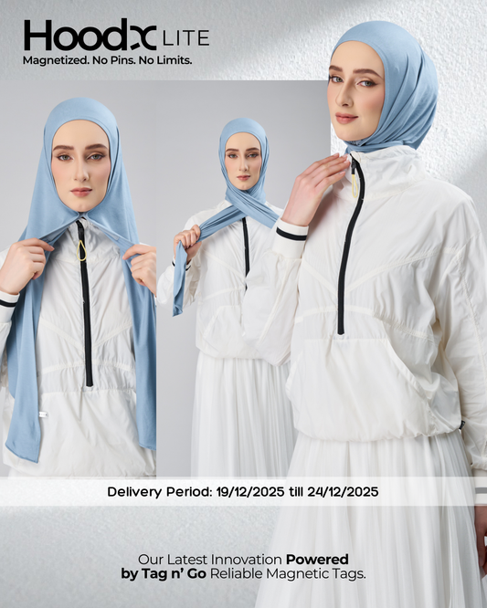 [★New] HoodX Lite in Dusty Blue