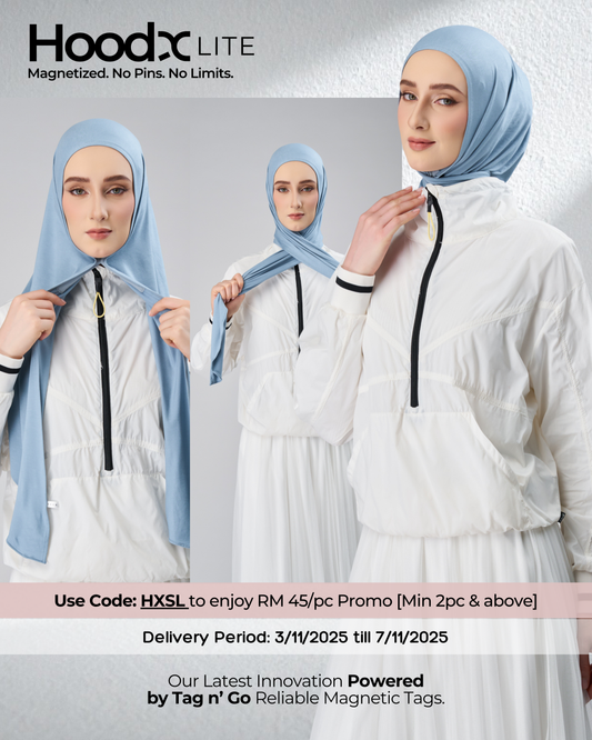 [★New] HoodX Lite in Dusty Blue