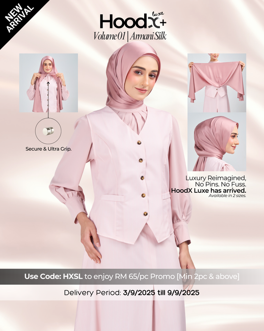[★New] HoodX⁺Plus Luxe in Dahlia Pink