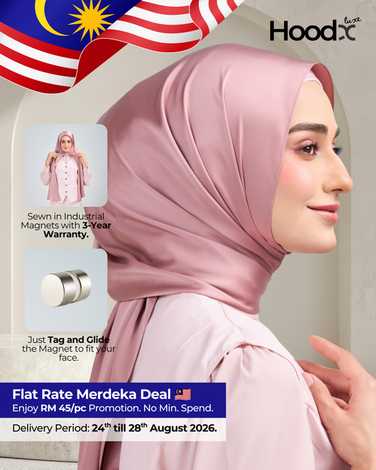 HoodX Luxe in Dahlia Pink