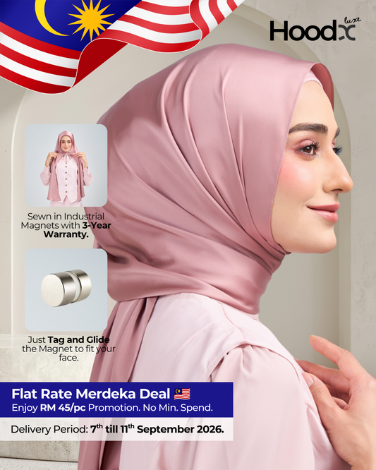 HoodX Luxe in Dahlia Pink