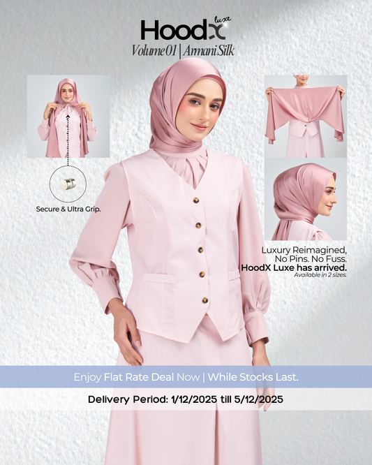 HoodX Luxe in Dahlia Pink