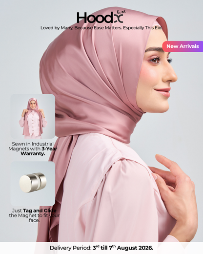 HoodX Luxe in Dahlia Pink