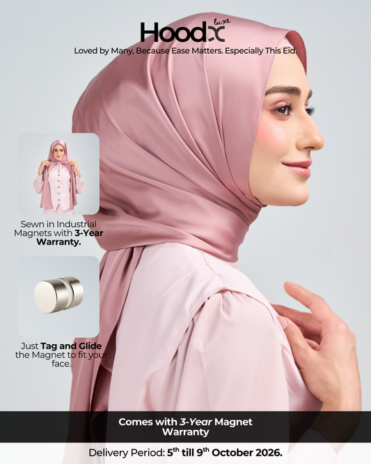 HoodX Luxe in Dahlia Pink