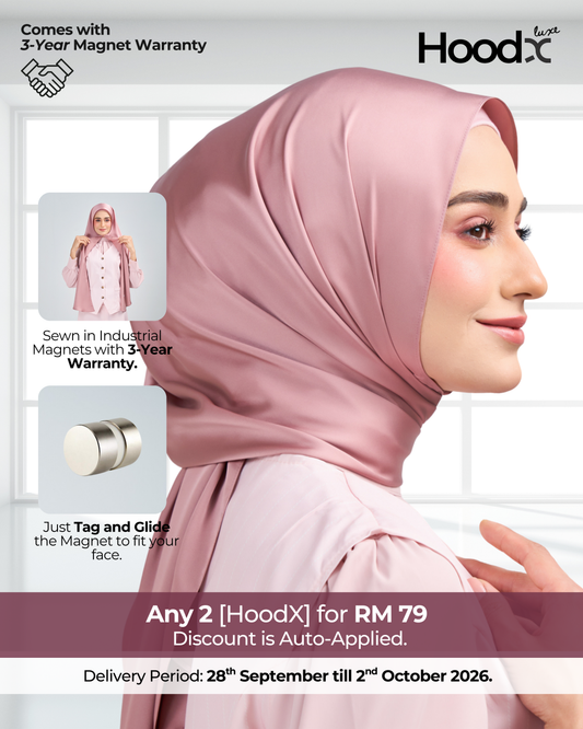 HoodX Luxe in Dahlia Pink