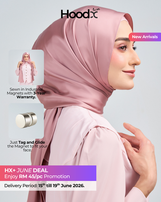 HoodX Luxe in Dahlia Pink