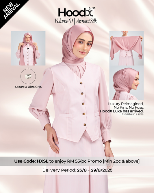 [★New] HoodX Luxe in Dahlia Pink