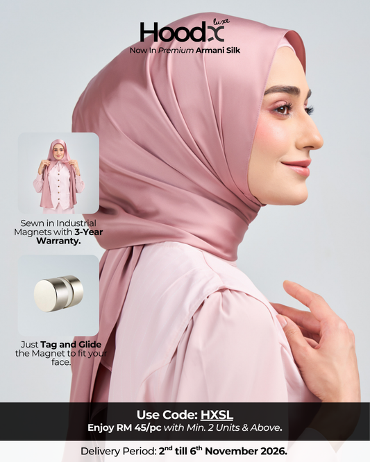 HoodX Luxe in Dahlia Pink